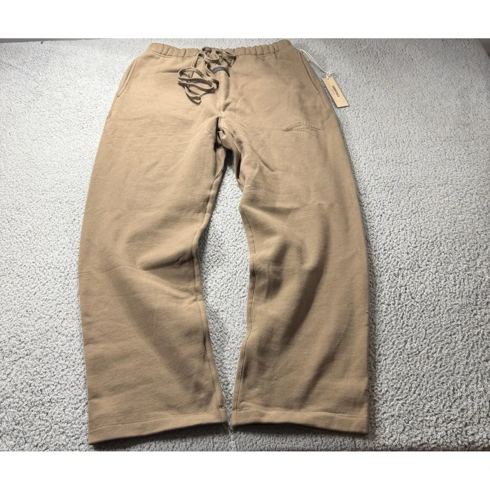 Fear of God Essentials Brown Fleece Sweatpants‎ Straight Leg XL NEW